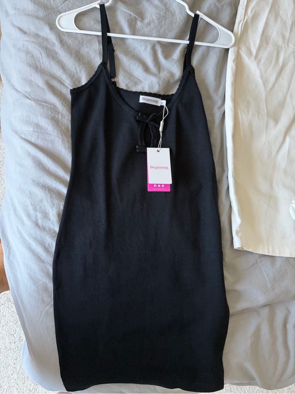 Beginning Boutique Sandie Black Mini Dress